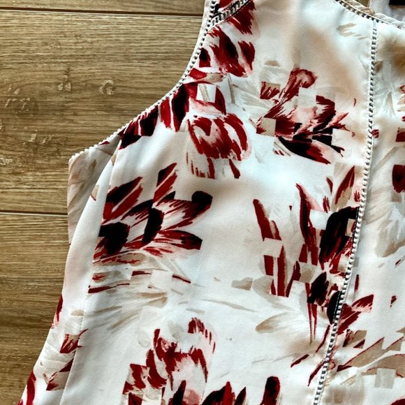 WHBM Maura Floral Shell Top Size XS - Picture 5 of 6